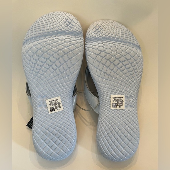 NWT under Armour memory foam Marbella VII graphic FB slides shoes Sz 12 - Picture 6 of 7